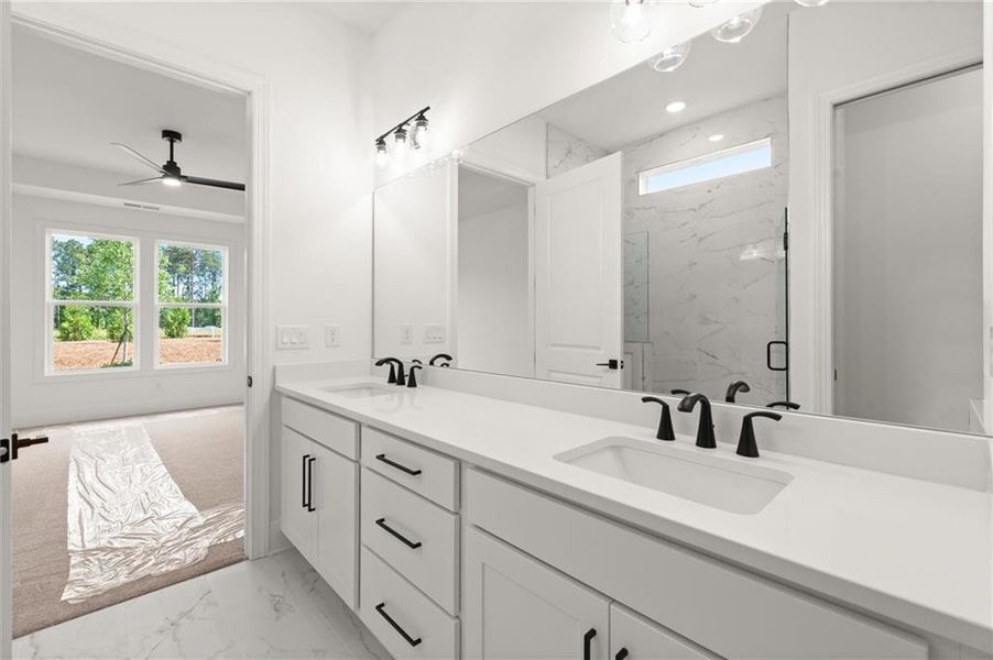 Furnished interior view inside a new home in , Kennesaw (Image 16).
