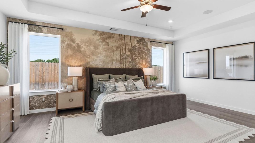 Representative furnished interior of a home built from the Chloe by D.R. Horton in Alexander 55' Homesites, Pearland (Image 12). Representative furnished interior of a home built from the Chloe by D.R. Horton in Alexander 55' Homesites, Pearland (Image 12).