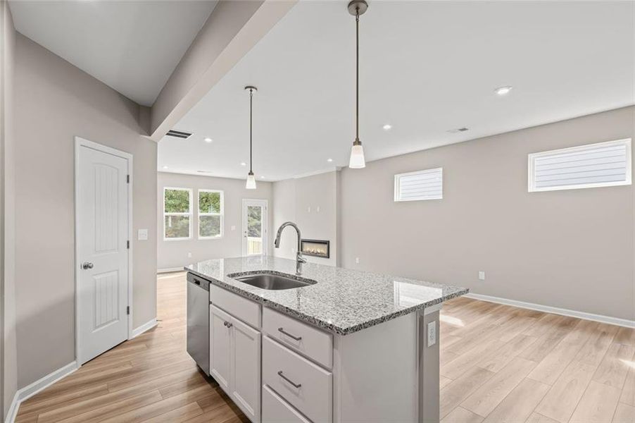 Furnished interior view inside a new home in Villas at Gold Creek, Dawsonville (Image 5).