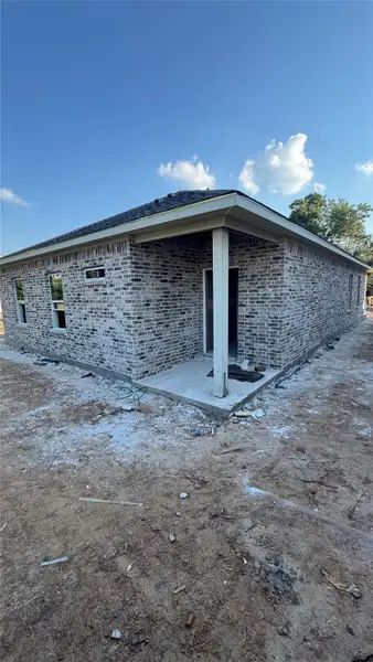 In-progress construction of a new home in , Houston, TX (Image 3).