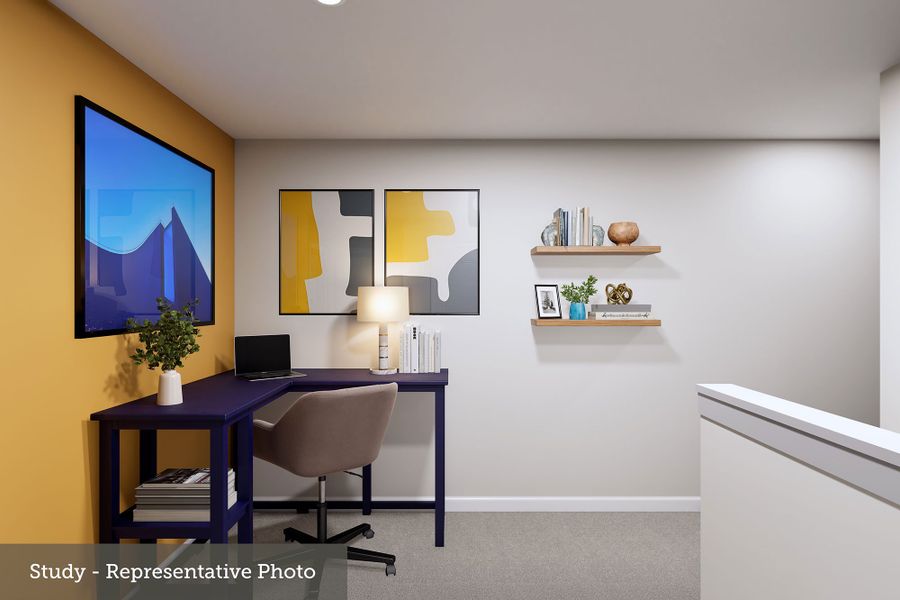 Furnished interior view inside a new home in Hardy Pond Townhomes, Rock Hill (Image 4).