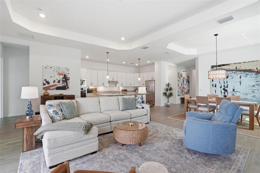 Furnished interior view inside a new home in , Punta Gorda (Image 15).