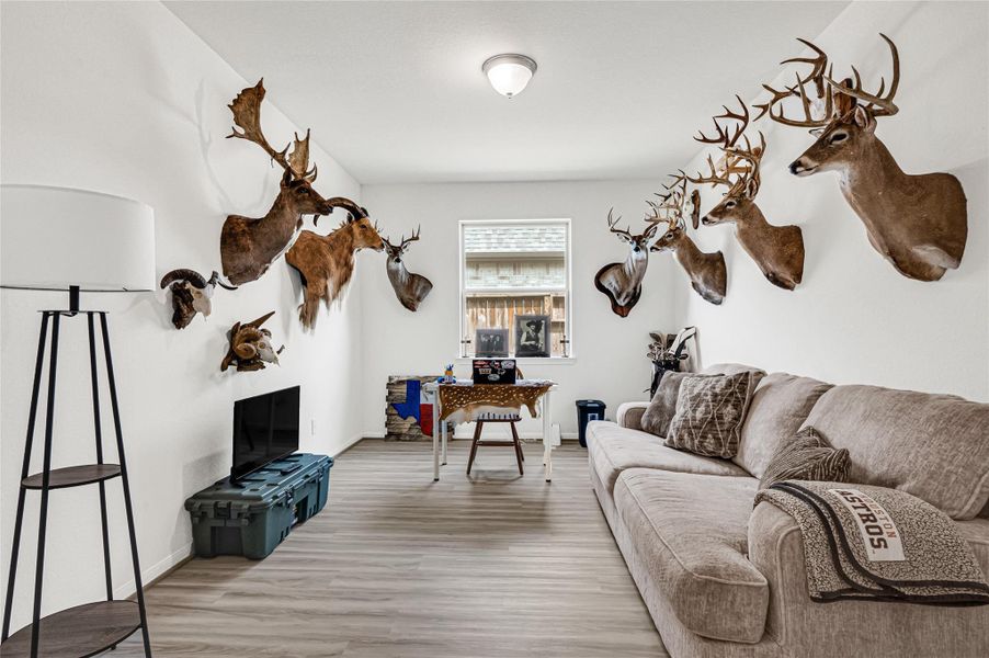Furnished interior view inside a new home in Oakwood Estates, Waller (Image 24). Furnished interior view inside a new home in Oakwood Estates, Waller (Image 24).