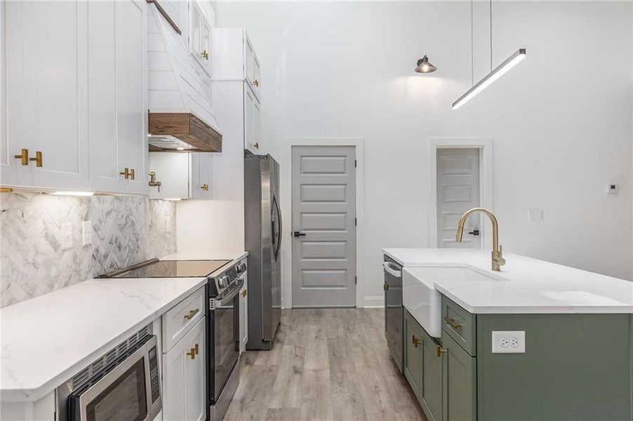 Furnished interior view inside a new home in , Cornelia (Image 5). Furnished interior view inside a new home in , Cornelia (Image 5).