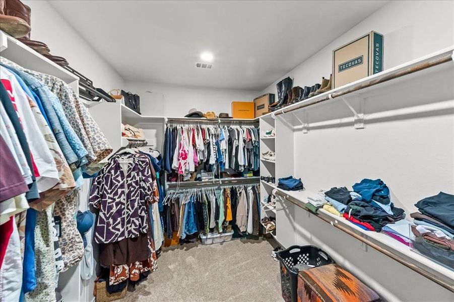 Spacious closet
