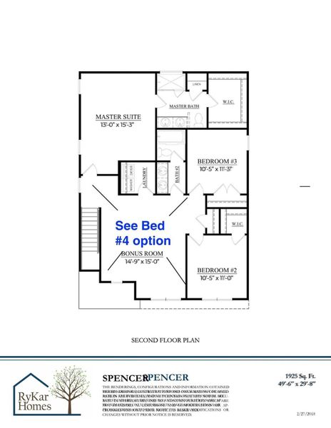 2D floor plan layout of this home in , Clover, SC (Image 6).