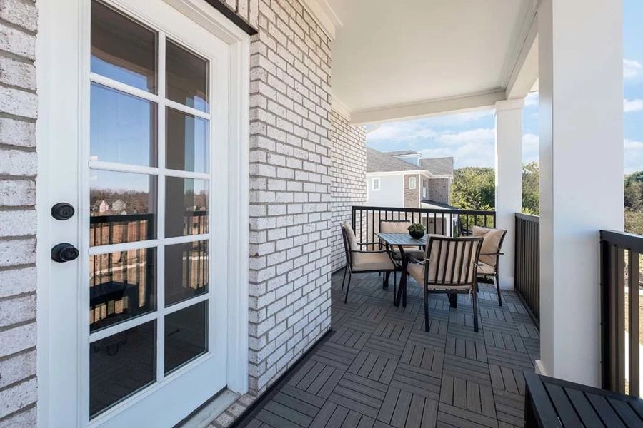 Representative exterior details of a home built from the Oakland by Ashton Woods in Promenade at Clari Park, Murfreesboro (Image 3).