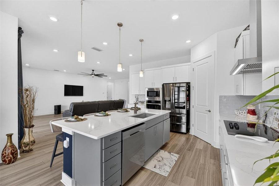Furnished interior view inside a new home in Robin's Cove at Epperson, Wesley Chapel (Image 36).
