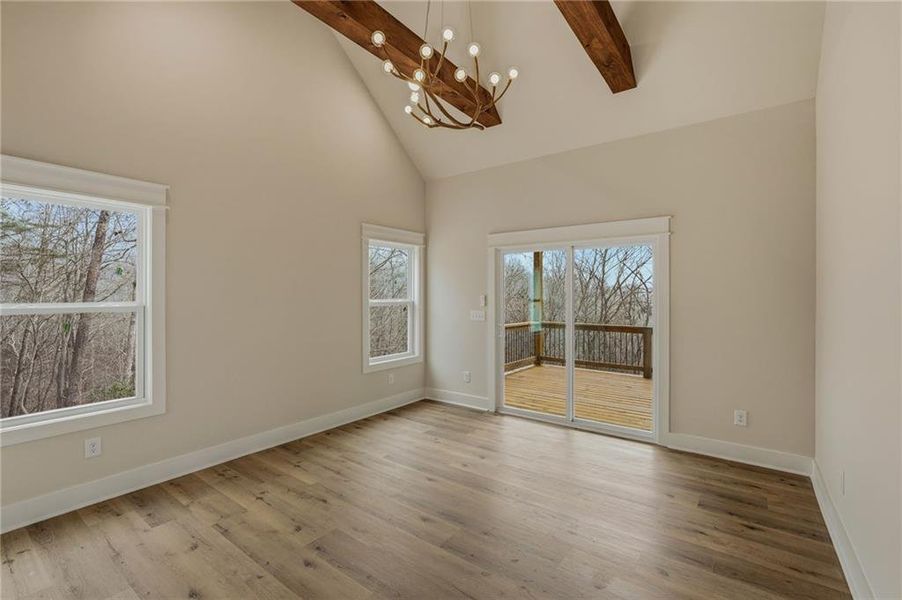 Spacious, unfurnished interior of a new home in , Dahlonega (Image 17).