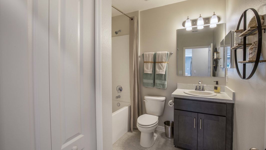 Representative furnished interior of a home built from the Victoria by Maronda Homes in Malabar Springs, Palm Bay (Image 9).