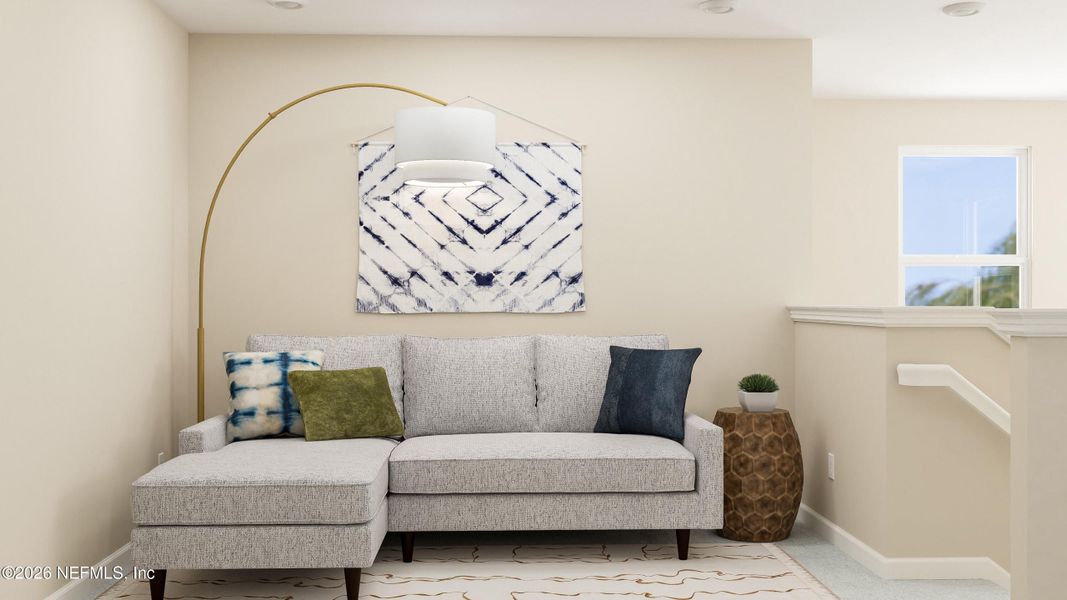 Furnished interior view inside a new home in Silver Falls Single Family at SilverLeaf, St. Augustine (Image 13). Furnished interior view inside a new home in Silver Falls Single Family at SilverLeaf, St. Augustine (Image 13).