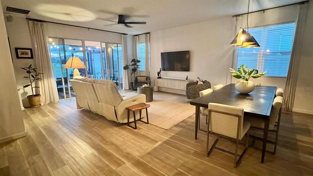 Furnished interior view inside a new home in Seasons at Big Sky, Kissimmee (Image 6).