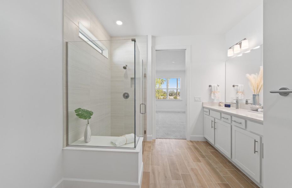 Photos are from a furnished model. Options for this home may vary.