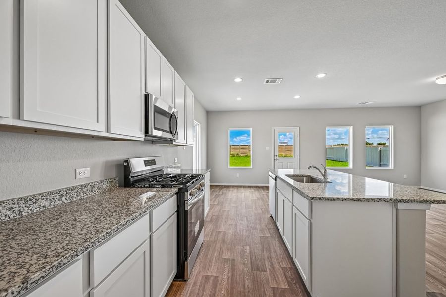 Furnished interior view inside a new home in Casetta Ranch, Kyle (Image 7).