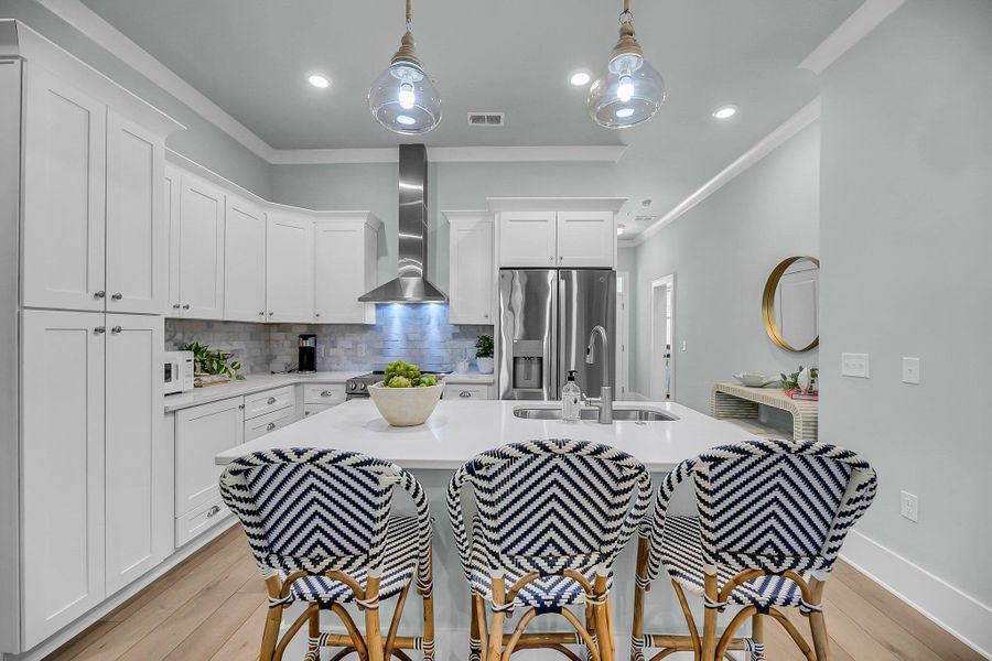 Furnished interior view inside a new home in , Johns Island (Image 9).