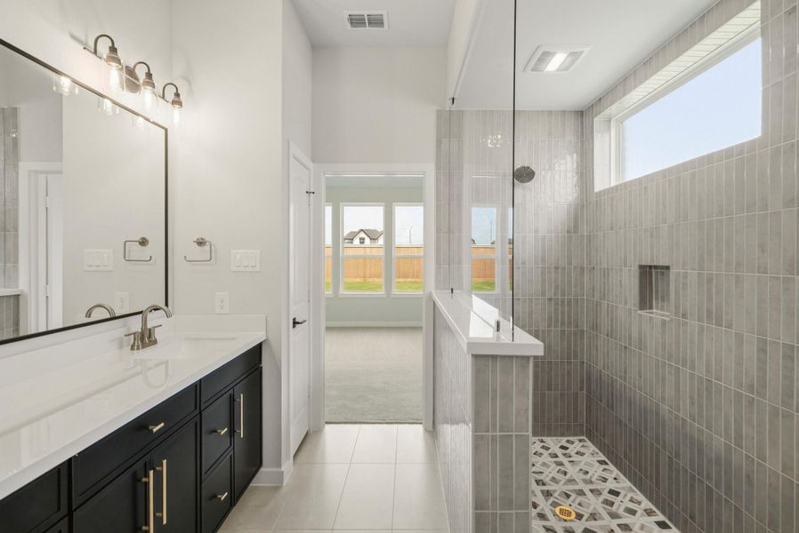 Furnished interior view inside a new home in Bridgeland 45', 50', 70', Cypress (Image 5). Furnished interior view inside a new home in Bridgeland 45', 50', 70', Cypress (Image 5).