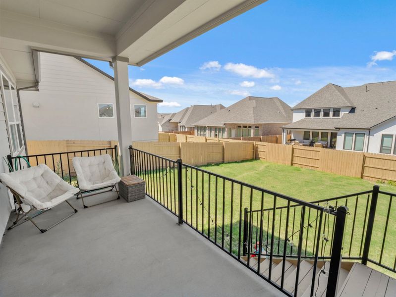 Exterior details and patio area of a home in The Colony, Bastrop (Image 3). Exterior details and patio area of a home in The Colony, Bastrop (Image 3).