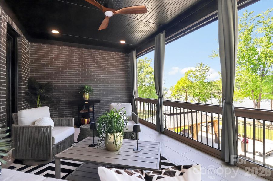 Exterior details and patio area of a home in , Monroe (Image 28).