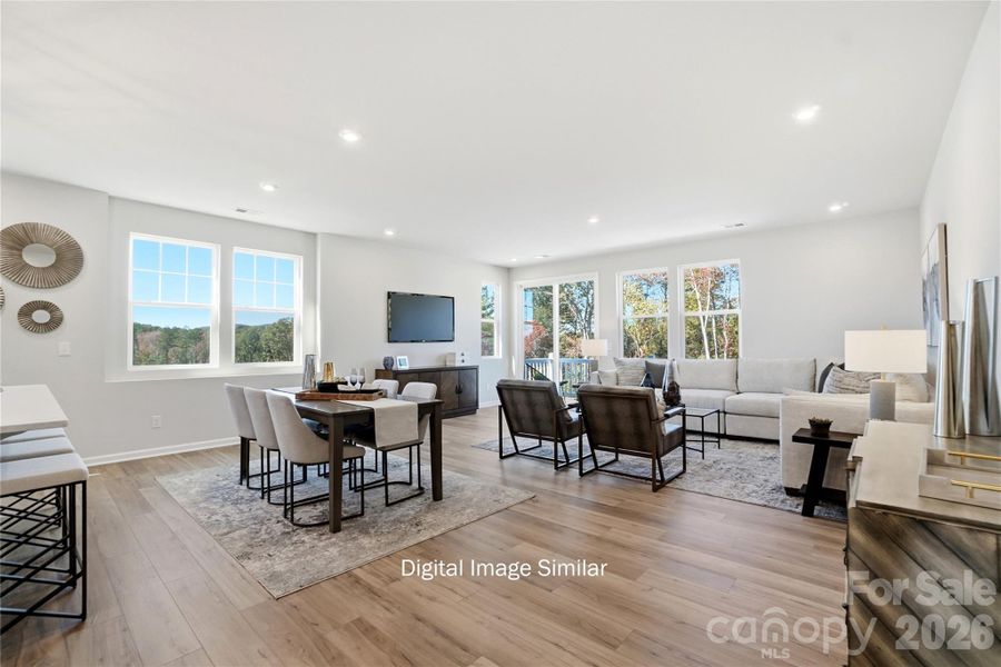 Furnished interior view inside a new home in Bratton Pointe, Rock Hill (Image 5).