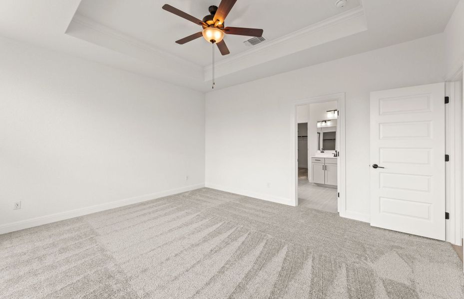 Spacious, unfurnished interior of a new home in Santa Rita Ranch, Liberty Hill (Image 46). Spacious, unfurnished interior of a new home in Santa Rita Ranch, Liberty Hill (Image 46).