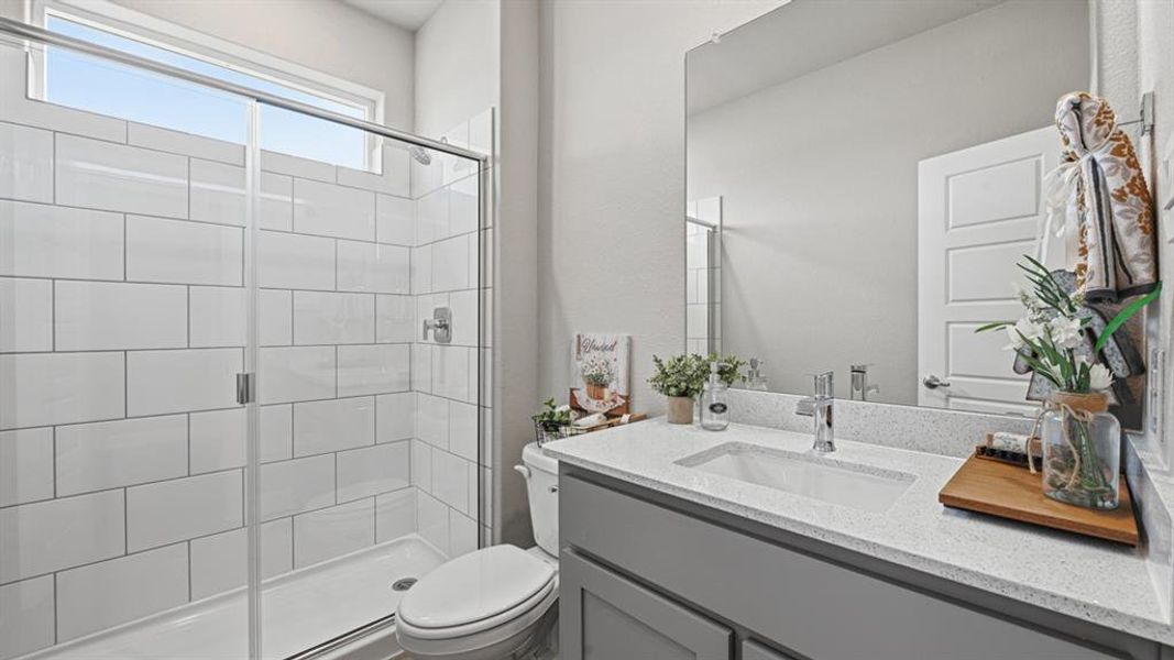 Furnished interior view inside a new home in Treeline, Justin (Image 7).