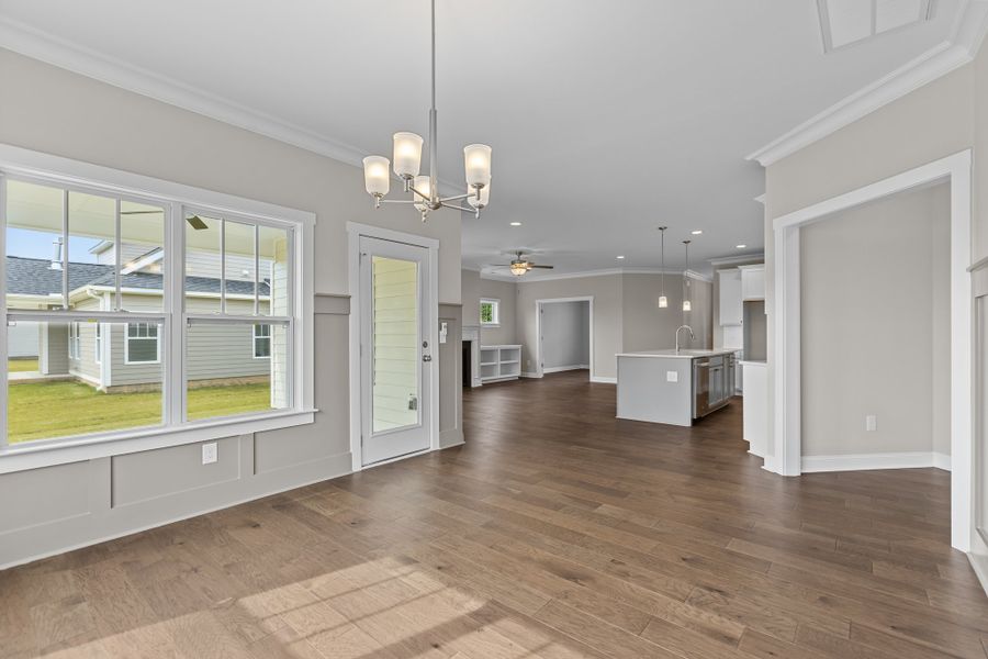 Representative furnished interior of a home built from the Haddock by Bill Clark Homes in Laurel Oaks, Greenville (Image 8).