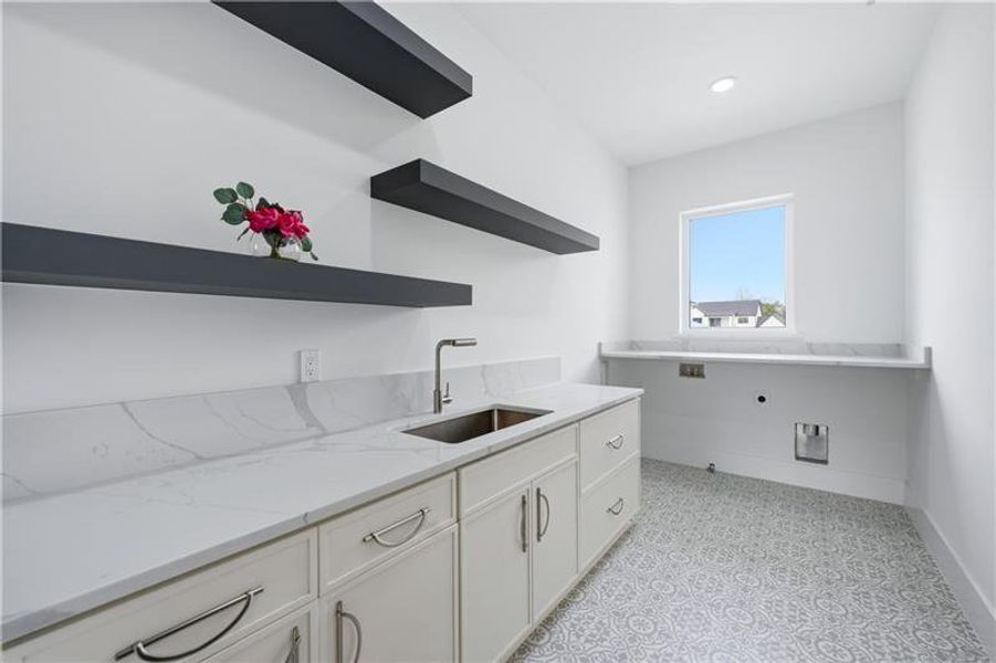 Furnished interior view inside a new home in , Buford (Image 18).