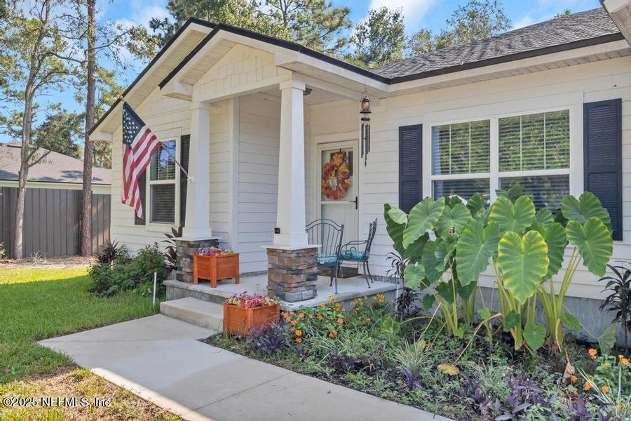 Front exterior of a new home in , Jacksonville, FL, highlighting curb appeal (Image 24).