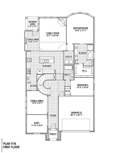 Plan 1118 1st Floor