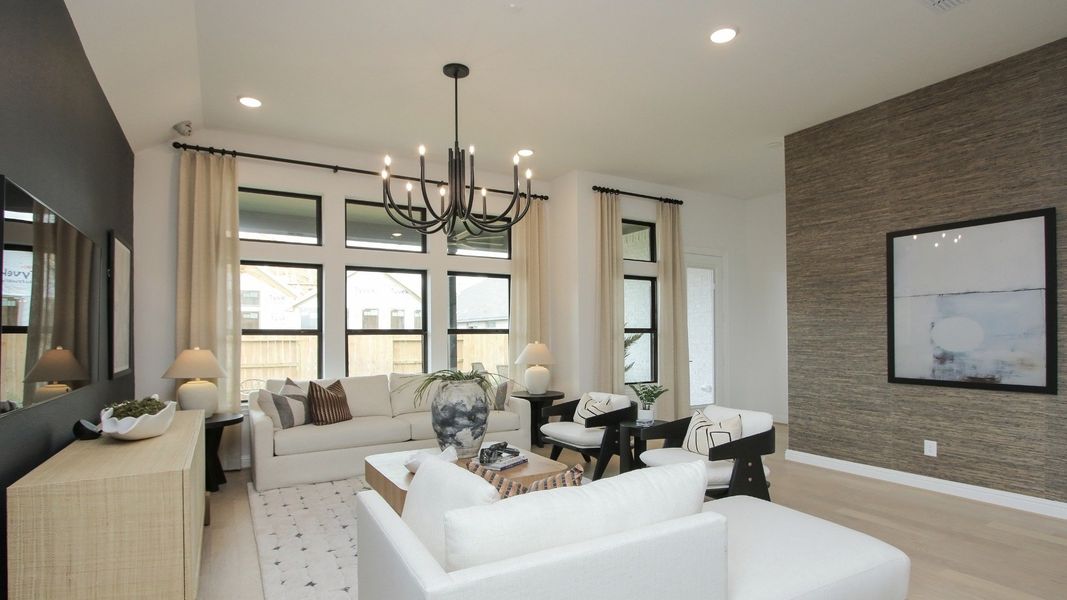 Representative furnished interior of a home built from the Willow by DRB Homes in Piedmont, San Antonio (Image 19).
