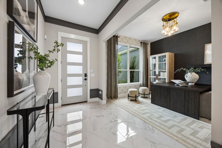 Representative furnished interior of a home built from the Stellar by Del Webb in Del Webb Bridgeland, Cypress (Image 12).