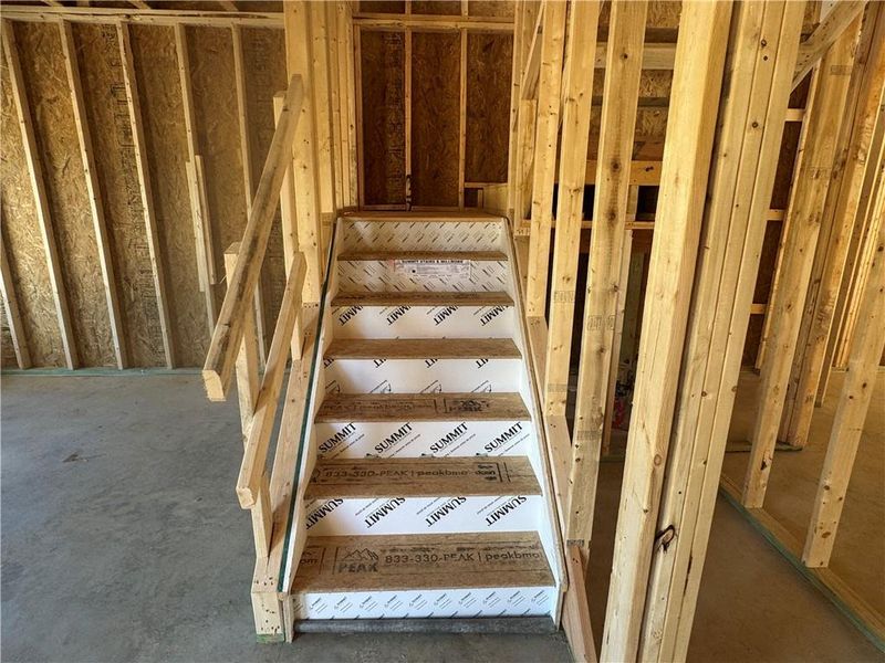 In-progress construction of a new home in Langston Reserve, Cartersville, GA (Image 8).