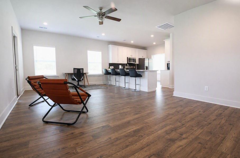 Furnished interior view inside a new home in , North Charleston (Image 8). Furnished interior view inside a new home in , North Charleston (Image 8).