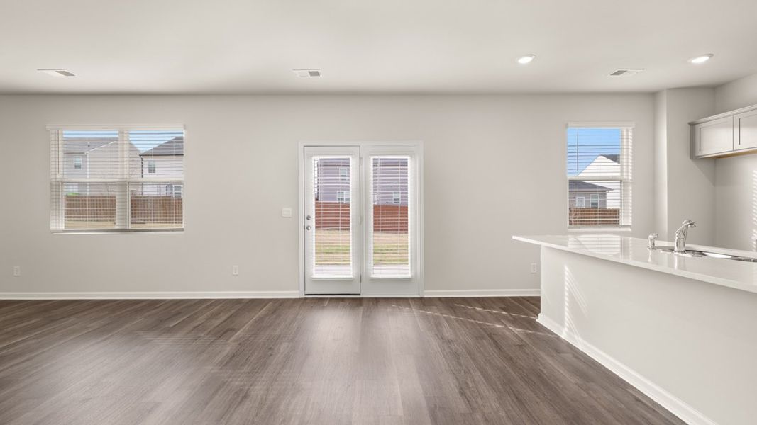 Representative unfurnished interior of a home built from the Penwell by D.R. Horton in Locust Grove Station - Cedar Ridge, Locust Grove (Image 15).