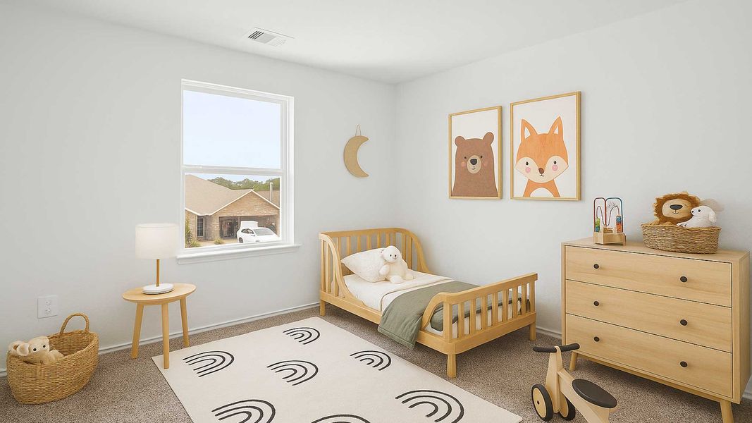 Representative furnished interior of a home built from the Mitchell by D.R. Horton in Sunterra Lakes, Brookshire (Image 7).