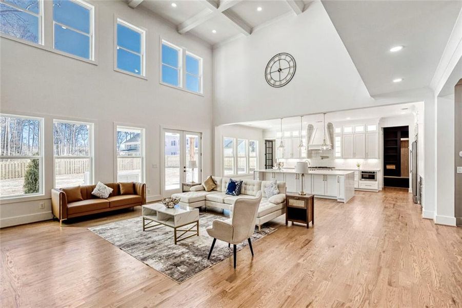 Furnished interior view inside a new home in , Dacula (Image 6).