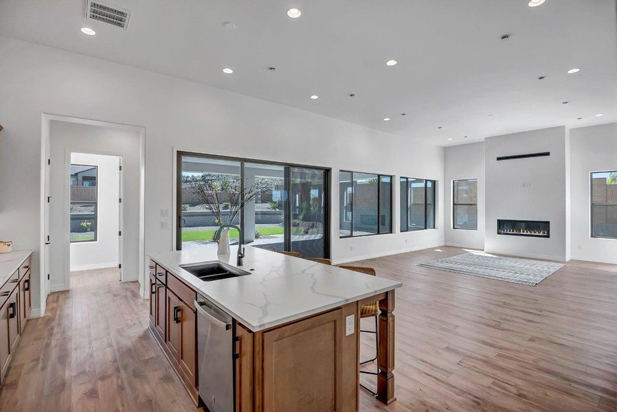 Furnished interior view inside a new home in Summit at The Dells, Prescott (Image 32).