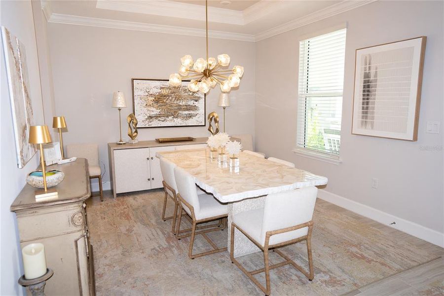 Furnished interior view inside a new home in , Sarasota (Image 38).