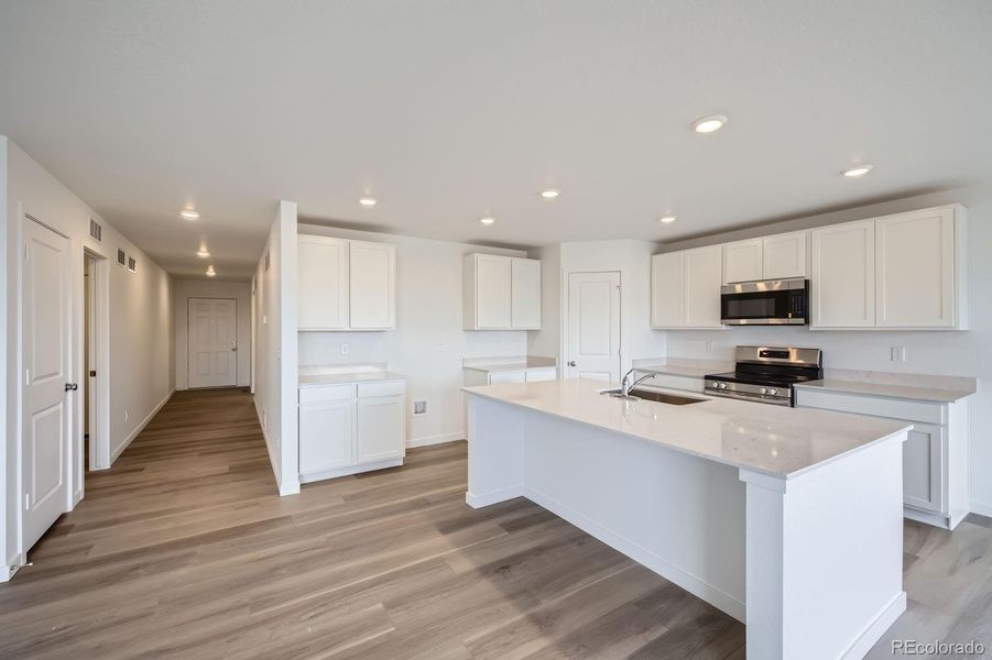 Furnished interior view inside a new home in Percheron: The Camden Collection, Colorado Springs (Image 2).