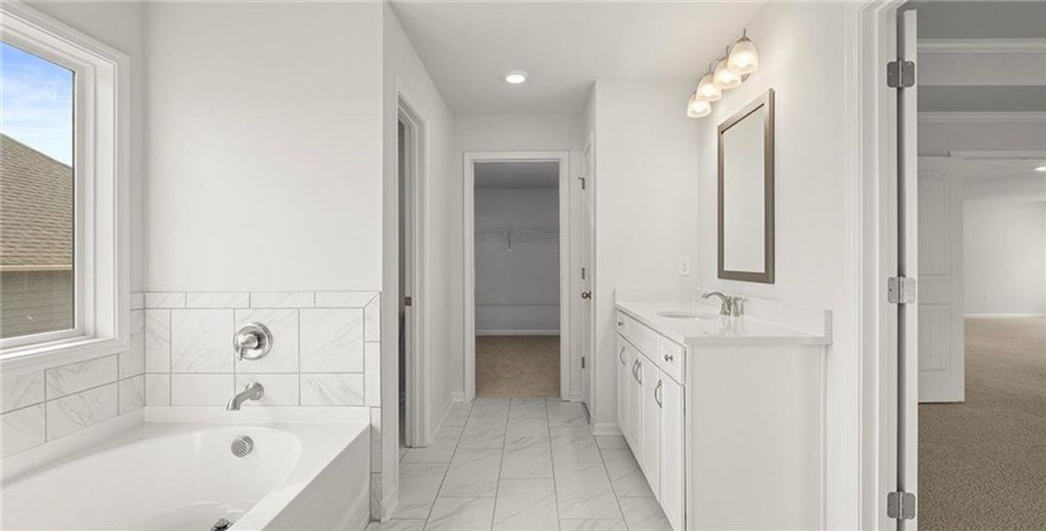 Furnished interior view inside a new home in , Cumming (Image 19).