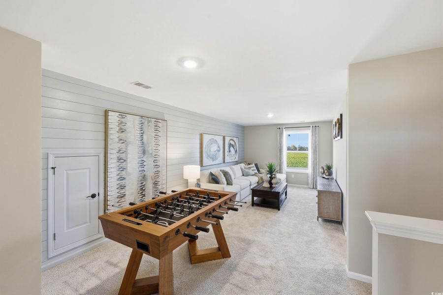 Furnished interior view inside a new home in Westwood Reserve, Conway (Image 23). Furnished interior view inside a new home in Westwood Reserve, Conway (Image 23).