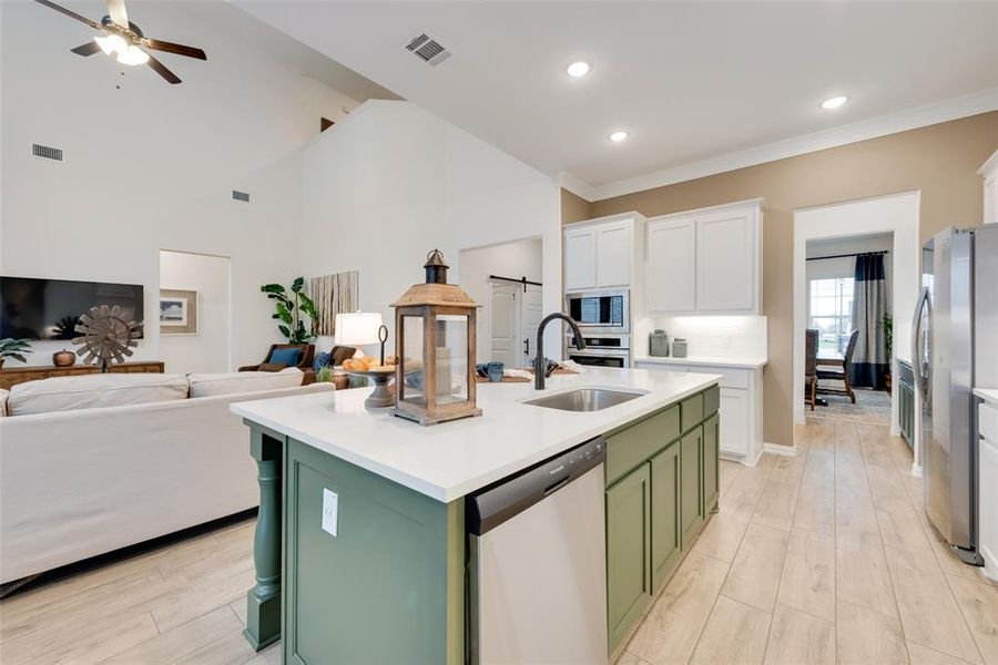 Furnished interior view inside a new home in Aero Vista, Caddo Mills (Image 14). Furnished interior view inside a new home in Aero Vista, Caddo Mills (Image 14).