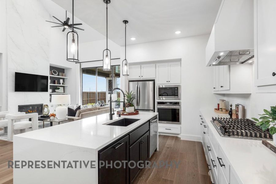 Furnished interior view inside a new home in Kresston, Montgomery (Image 11).
