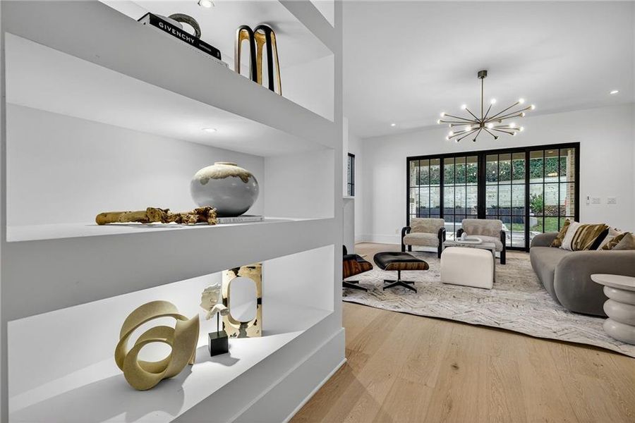 Furnished interior view inside a new home in , Atlanta (Image 11).