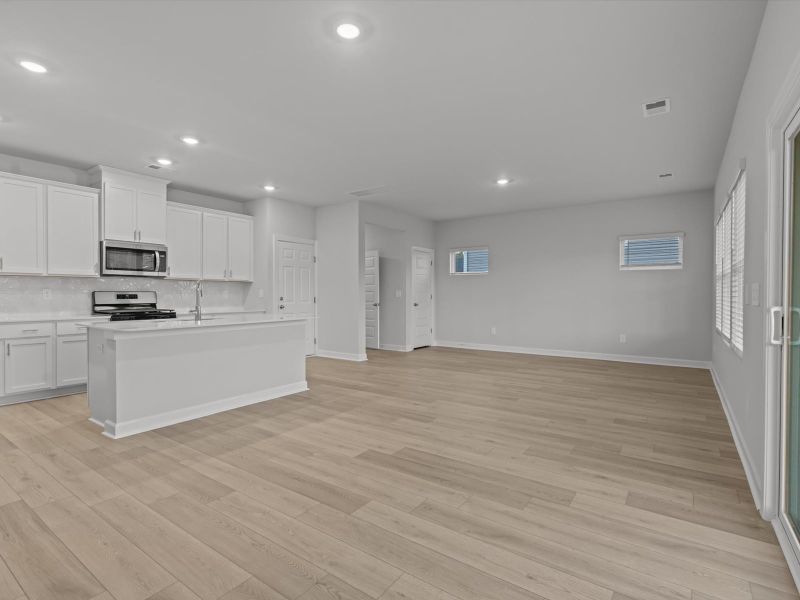 Spacious, unfurnished interior of a new home in The Farm at Wells Creek - Heritage Collection, Gray Court (Image 9). Spacious, unfurnished interior of a new home in The Farm at Wells Creek - Heritage Collection, Gray Court (Image 9).
