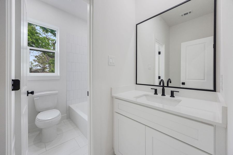 Furnished interior view inside a new home in , Houston (Image 27).