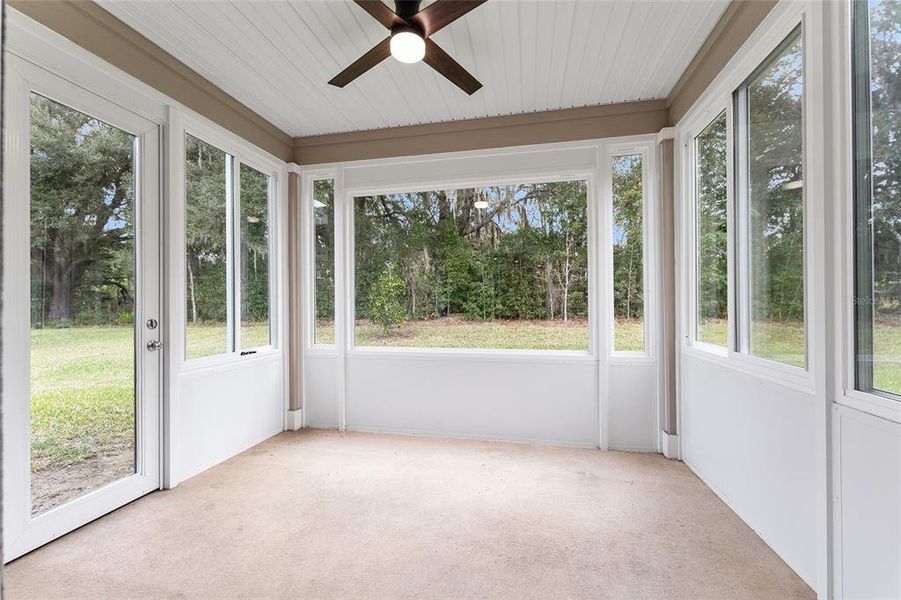 Exterior details and patio area of a home in Liberty Village: Liberty Village - Phase One, Ocala (Image 31).
