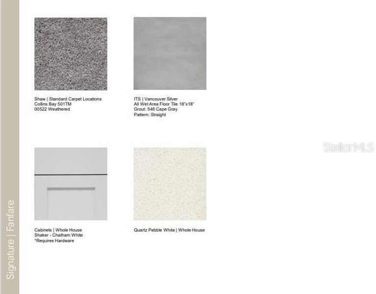 Sample of building materials used in homes in Palm Wind, Hudson (Image 14).