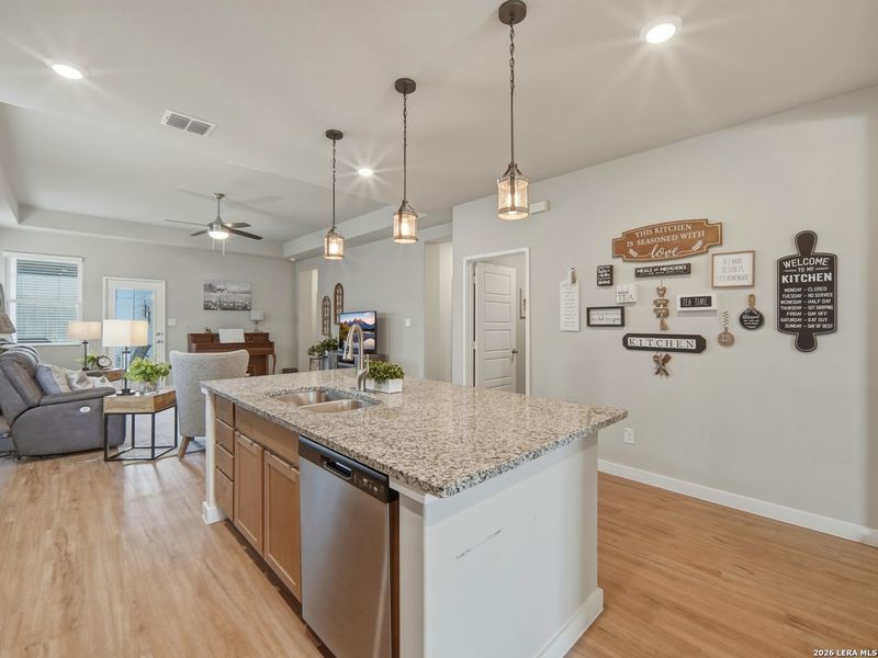 Furnished interior view inside a new home in Hunter's Ranch, San Antonio (Image 17).