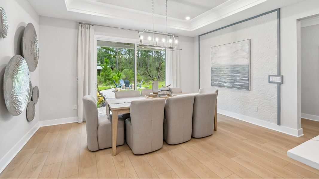 Dining Area in the Marigold Floor Plan at Haven at Diamond Springs